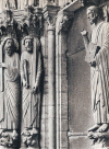 Esc XIII Catedral de Chartres Portada Sur Cristo y los Apostoles