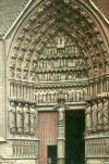 Esc XIII Catedral de Chartres Portada de la Virgen Dorada