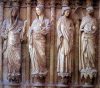Esc XIII Catedral de Reims Anunciacin y Visitacin