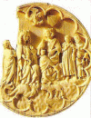 Esc XIII-XIV Relieve Felipe IV el Hermoso con su Esposa Juana de Navarra Marfil