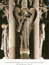 Esc XIII a XIV Pilar de los Angeles Catedral de Estrasburgo Francia
