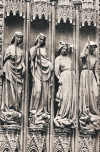 Esc XIV Catedral de Estrasburgo Virtudes Pisoteando a los Vicios Principios de Siglo
