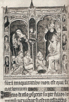 Miniaturas XIV Salterio de la Reina Mary Jess Enseando en el Templo Primera Mitad