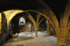 Arq XI-XIV Catedral Interior Cripta Winchester Hampshire Inglaterra RU 1079-1394
