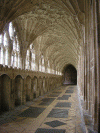 Arq XI-XV Catedral Interior Claustro Gloucester Gloucester Inglaterra RU 1089-1499