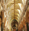 Arq XIII-XV Catedral Interior Naves York York Inglaterra RU 1230-1472