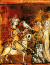 Miniatura XIII Halle Adams de la, Juego de Robin y Marion Amor Amenazado por un Caballero Frances 1282