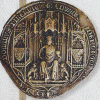 Numismtica XIV Sello de Eduardo II La Peste Negra Inglaterra 1307-1327