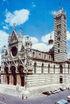 Arq XIII Catedral exterior Siena Italia 1220-1263