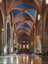 Arq XIII-XIV Iglesia  interior Fachada Santa Mara Sopra Minerva Roma 1280-1370