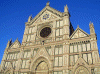 Arq XIII Iglesia de Santa Cruz fachada detalle Florencia Italia 1294