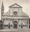 Arq XIII-XIV Catedral de S Maria Novella Florencia fachada 1278-1360