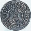 Numismtica, X, Moneda de Plata Wikingos Daneses, Acuada por Olaf Guthfritssson en Inglaterra 939-941