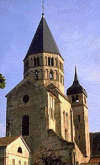 Arq XI y XII Monasterio de Cluny Iglesia exterior Francia 1088-1130