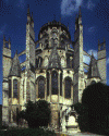 Arq XI-XII Catedral de Bourges Destruida y Reconstruida en el XIII Francia