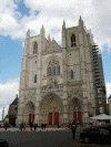 Arq XI-XV  Portada Catedral de San Julian Le Mans Sarthe Pais del Loira Francia 1060-1430
