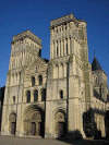 Arq XII Abada de La Trinidad Exterior Fachada Principal Caen Baja Normanda Francia