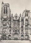 Arq XII Catedral de Bouges fachada