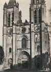 Arq XII Catedral de Nuestra Seora en Senlis Oise Fachada 1185-1190