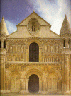 Arq XII Nuestra Seora la Grande Fachada Principal Poitiers