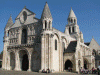 Arq XII Santa Maria la Grande Exterior Poitiers Vienne Poitout-Charentes Fachada Principal y Lateral Francia