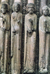 Esc XII Catedral Reyes de Juda del Prtico Real en Chartres