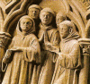 Esc XII Monjes Cistercienses En Iglesia Abacial de Notre Dame en Aubazine