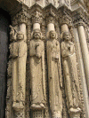 Esc XII Portico Real Reyes de Juda Cartedral de Chartres Francia