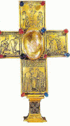 Orfebreria XIV Relicario de papa Urbano V de Avignon 1368-1378