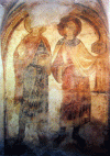 Pin XI a XII Nuestra Seora La Grande de Poitiers Frescos Cripta