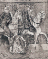 Pin XII Brinay en Cher Los Reyes Magos a Caballo 1150-1160