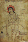 Pin X Autorretrato de San Dustan Postrado ante Cristo Bodeian Library Oxford RU 943-960