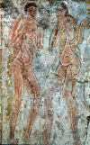 Pin XII Iglesia de San Botolphe Adan y Eva Frescos en Hardham