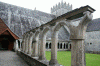 Arq XII Abadia de Holy Cros Interior ClaustroThurles Condado de Tipperary Irlanda 1169