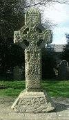 Esc IX Cruz de Dan Patricio y Santa Columba  Monasterio de Kells Irlanda