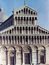 Arq XI-XII Catedral Pisa Fachada Italia 1063