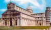 XI-XIV Catedral Baptisterio Campanario  Pisa Italia 1063-1350