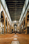 Arq XII Santa Cruz en Florencia Interior Finales de Siglo Italia