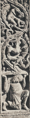 Esc XI Wiligelmo Catedral Modena Portada Detalle hacia 1099