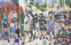 Miniatura XV Los Cristianos Pierden la Vera Cruz Tras su Derrota en Hattin 1187