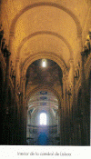 Arq XII Catedral Interior Nava Principal Lisboa Portugal