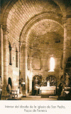 Arq XII San Pedro iglesia de AbsideI interior Pazos de Ferreira Portugal