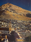 Arq Cerro Rico y ciudad de Potos, actualmente,  Bolivia