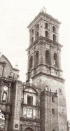 Arq, XVI, Catedral, plateresco,  Torre del XVII, Puebla, Mxico