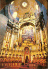 Arq, XVI-XVIII, Catedral, interior, Altar Mayor, Quito, Ecuador