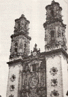 Pin, XVII, Durn, Diego, Iglesia de Santa Prisca, fachada, Taxco, Mxico, 1751-1758