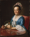 Pin, XVIII, Singleton Copley, John, Retrato de Mrs. Winthrop, 1773