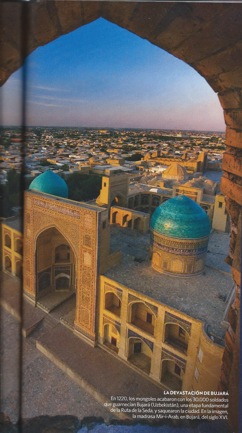 Arq XVI Madrasa Mir-i- Arab Bujara Uzbekistan