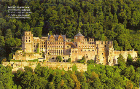 Arq, XVII, Castillo de Heidelberg, Guerra de los Treinta Aos, Alemania
