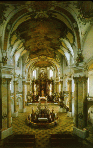 Arq, XVII, Neumann, Baltasar, Santuario de Vierzhenheiligen, interior, Alemania